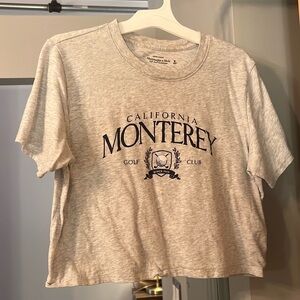 Abercrombie and fitch cropped Tshirt